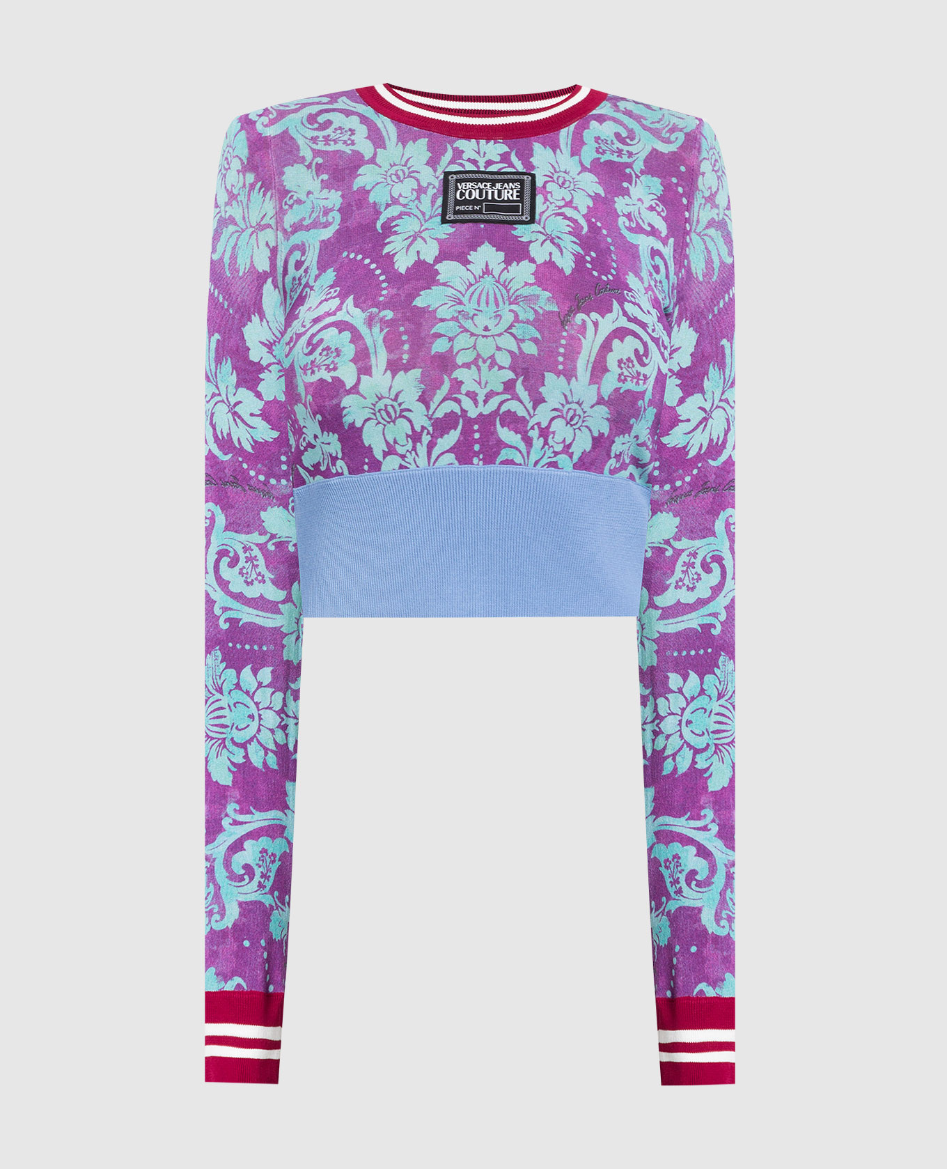 

Purple Tapestry Couture Jumper Versace Jeans Couture, Violet