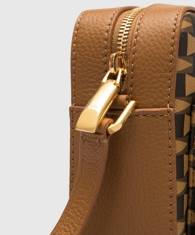 Bally - Brown Pennant Crossbody Bag WAC01UTP046 - shop with