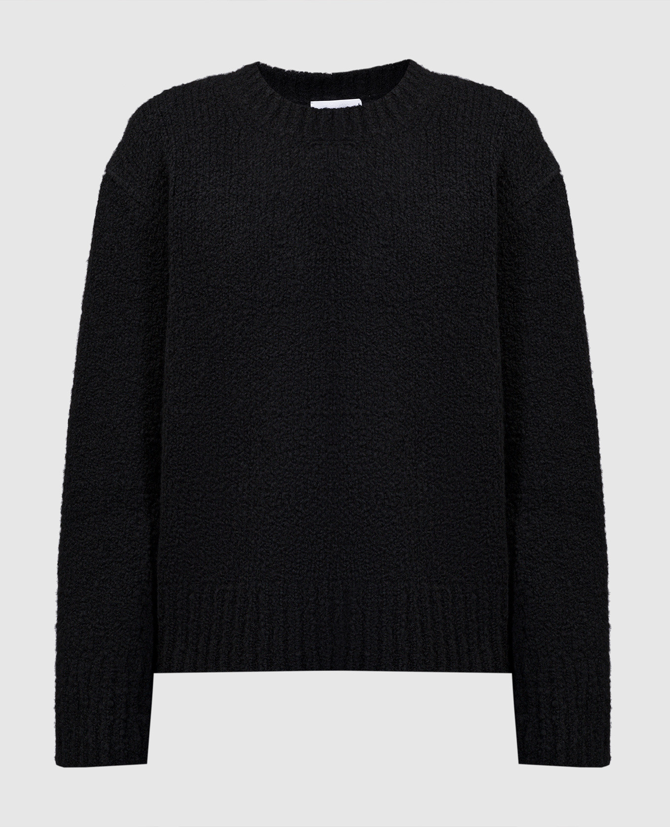 Black sweater with contrasting trim helmut lang