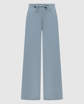 COLOMBO Blue cashmere pants MA04257226KI