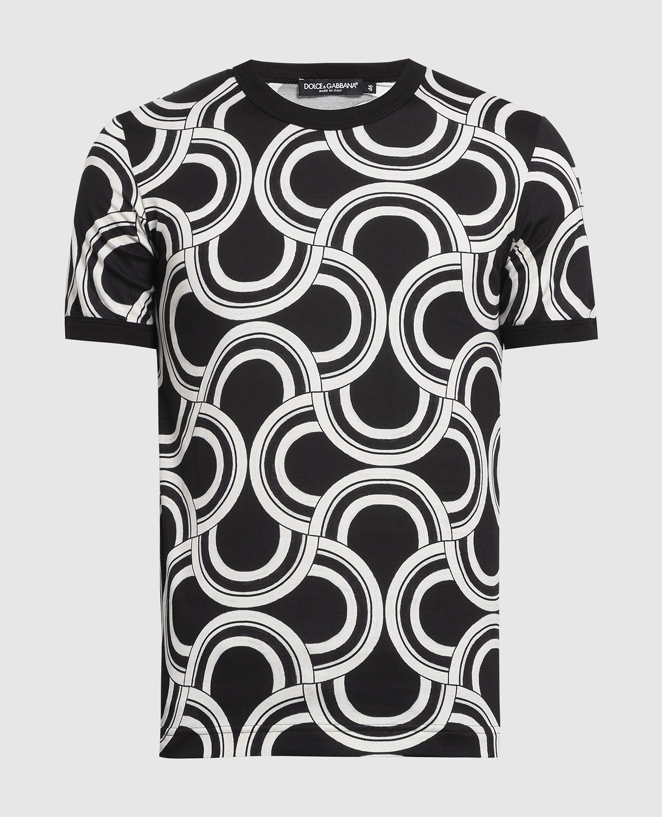 

Black t-shirt with contrasting print Dolce&Gabbana