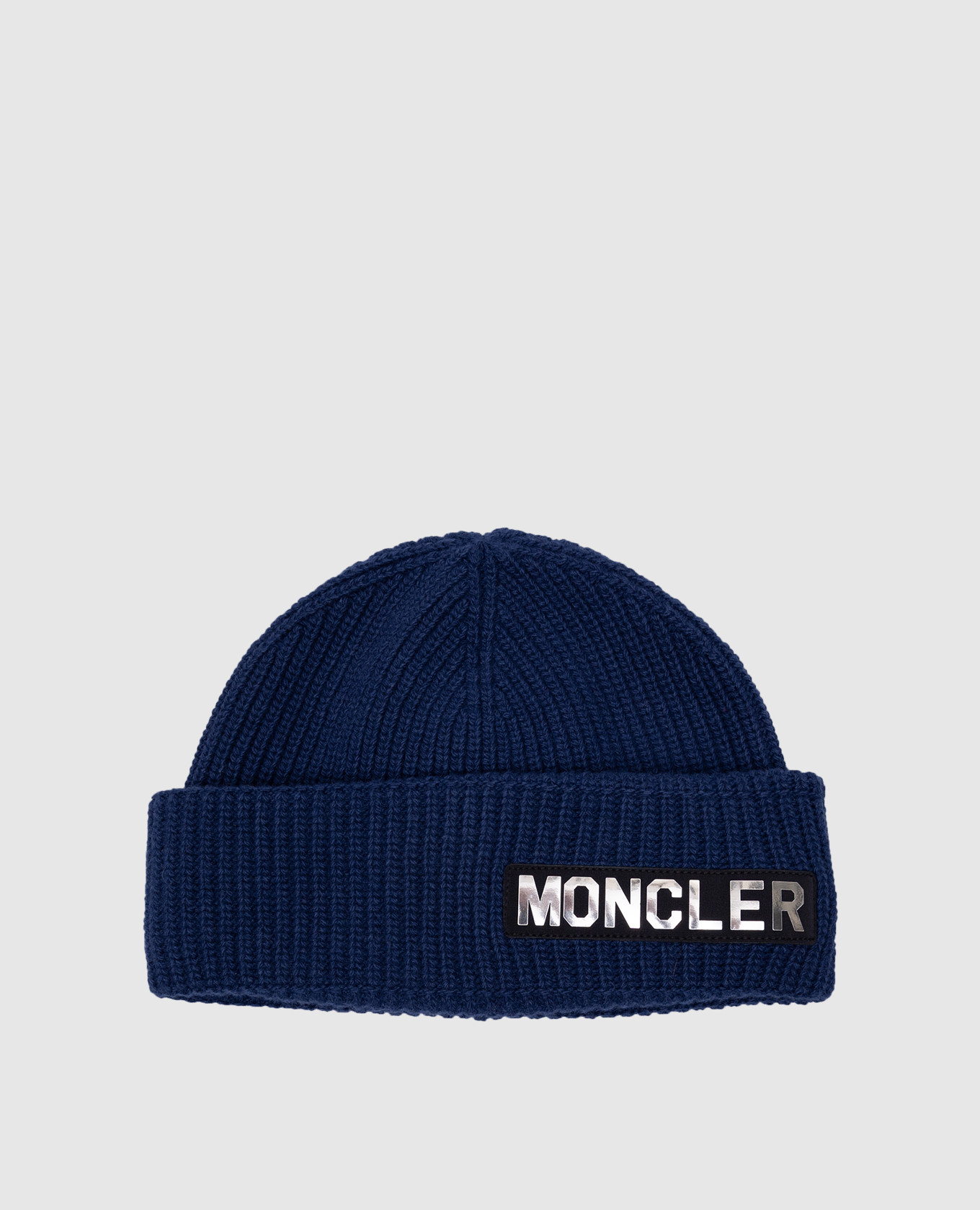 

Blue cap with logo Moncler
