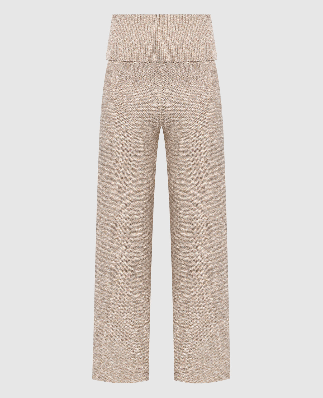 

Beige high-rise trousers with textured logo Off-White