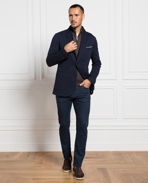 Enrico Mandelli Blue blazer A7T7214803