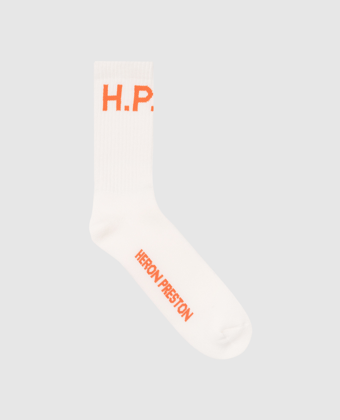 

White socks with logo pattern Heron Preston, Белый