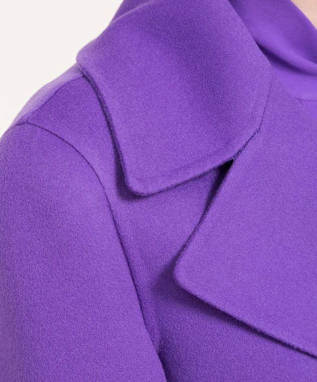 Valentino - Lilac wool and cashmere coat 1B3CJ0U56JA - shop