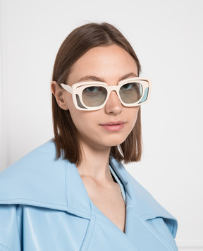 Kuboraum Beige sunglasses T7 KRS0T7IVRY0000BL