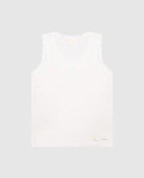 Story Loris Children's white top with lace 36465816
