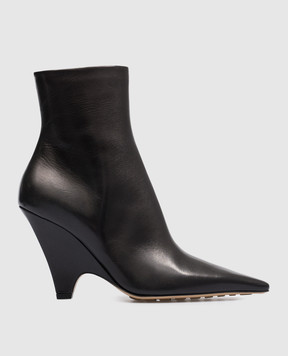 Bottega Veneta Black leather ankle boots 708303V1TR0