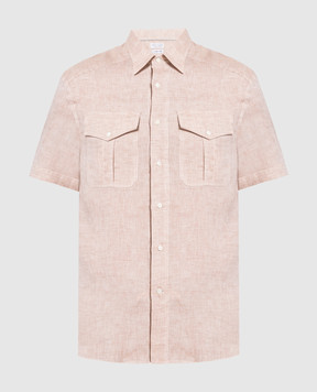 Brunello Cucinelli Beige linen shirt MB6080666