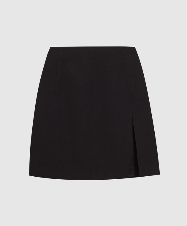 The Andamane - Black Gioia mini skirt with slit