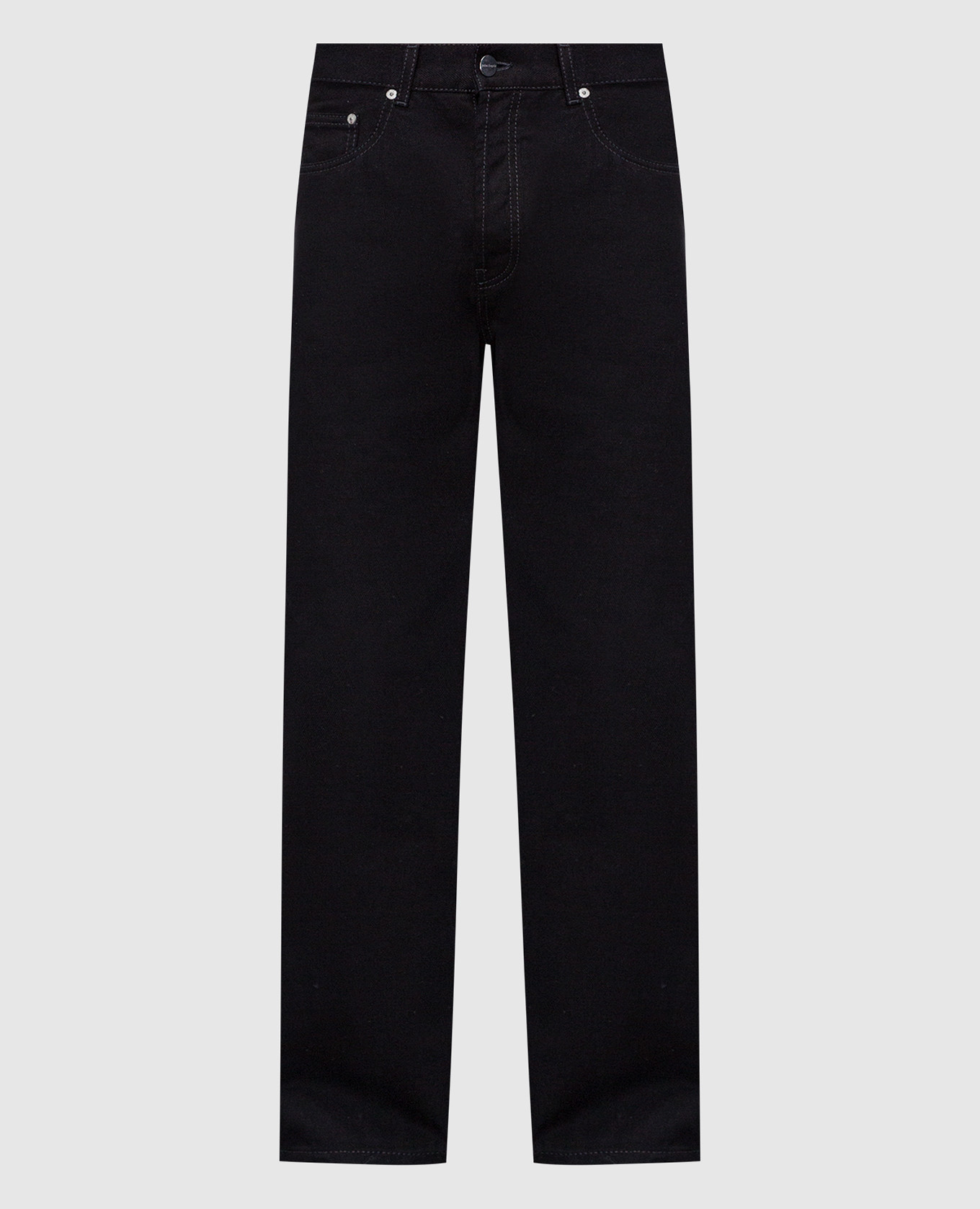 

Black jeans with embroidery Palm Angels