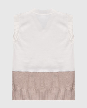 Fendi Children's milk vest made of wool JUG026AJ1L