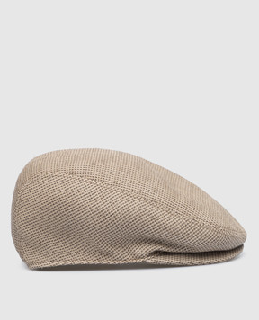 Stefano Ricci Children's gray wool, cashmere and silk cap YVF2158PHC3081