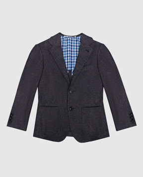 Stefano Ricci Children's blue blazer Y1RSGD2200WCT800