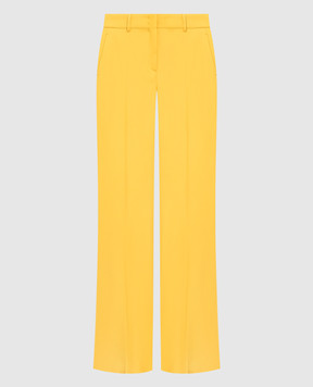Ermanno Scervino Yellow flared trousers D416P302EBF