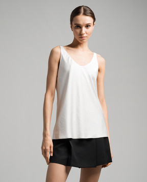 Juun.j White lace-up top JW4464W011