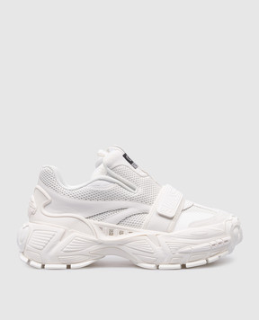 Off-White White logo Glove Slip On combo sneakers OMIA284C99LEA001