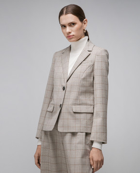 CO Beige checked jacket 6394MPWS