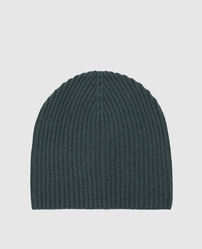 Allude Green cashmere hat 23530026