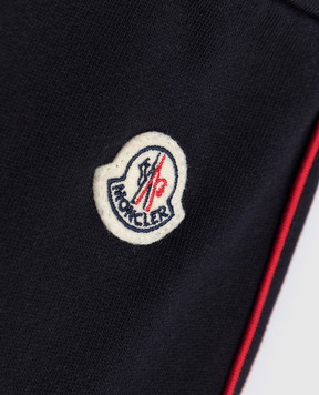 Moncler ENFANT Children's blue joggers with stripes 8H00003809B312