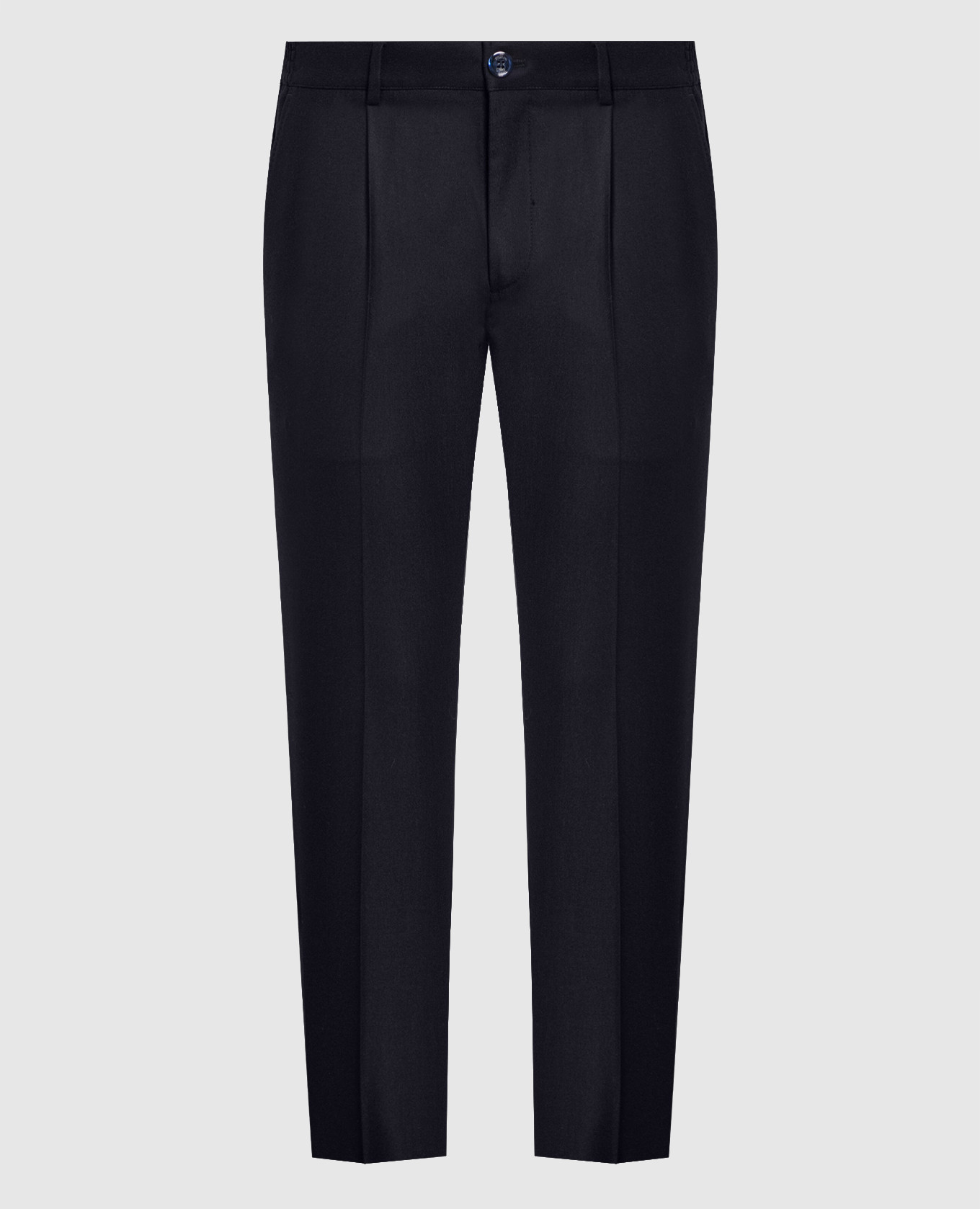 

Blue wool and cashmere trousers Stefano Ricci