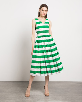 Dolce&Gabbana Striped midi dress F6D2STHS5HT