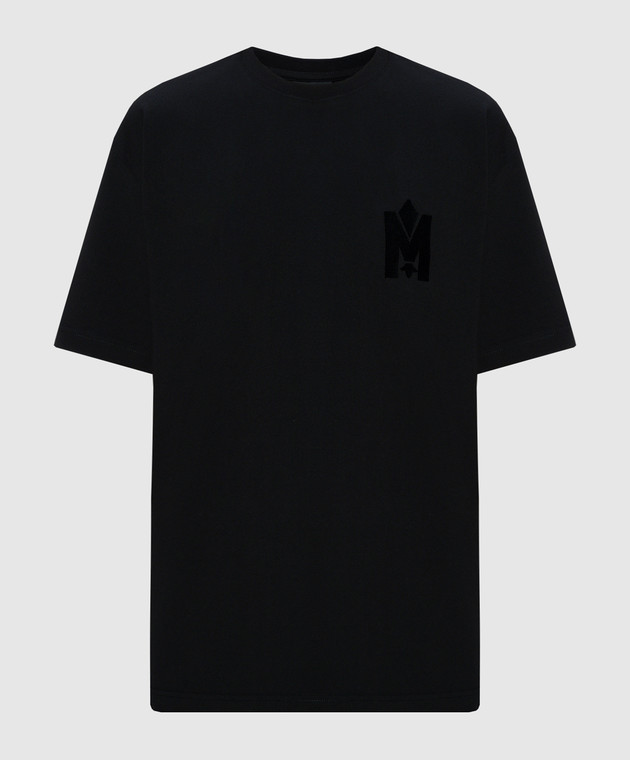 Mackage Black Tee with textured logo TEEW buy with Greece delivery at Symbol