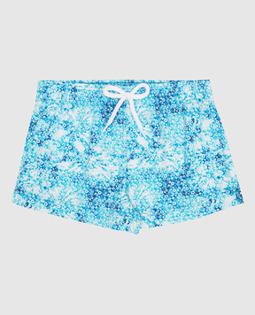 Vilebrequin Children's blue Gaya printed swim shorts GAYU3F71