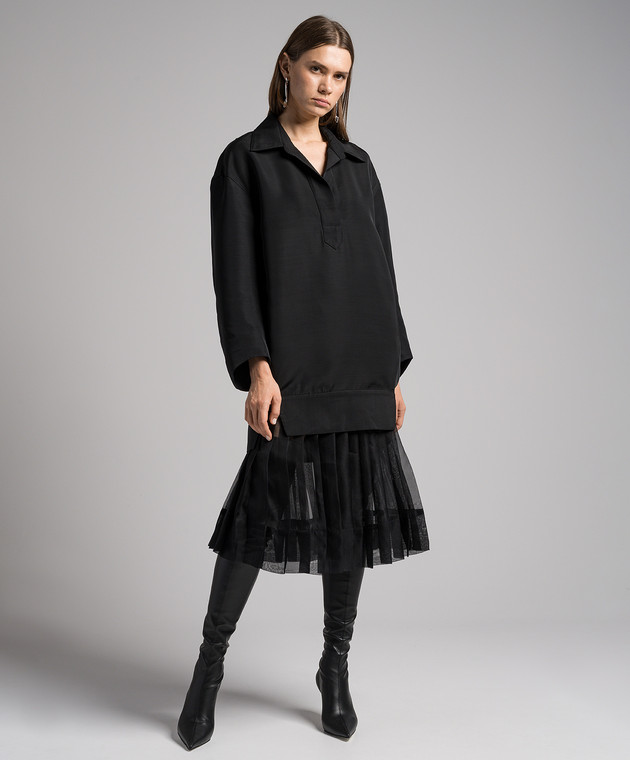 Khaite - The Kal mini black dress 5364541W541 - shop with Estonia delivery at Symbol Khaite - The Kal mini black dress 5364541W541 - shop with Estonia delivery at Symbol