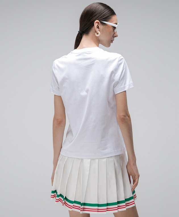 Casablanca - Casa Way white organic cotton T-shirt with