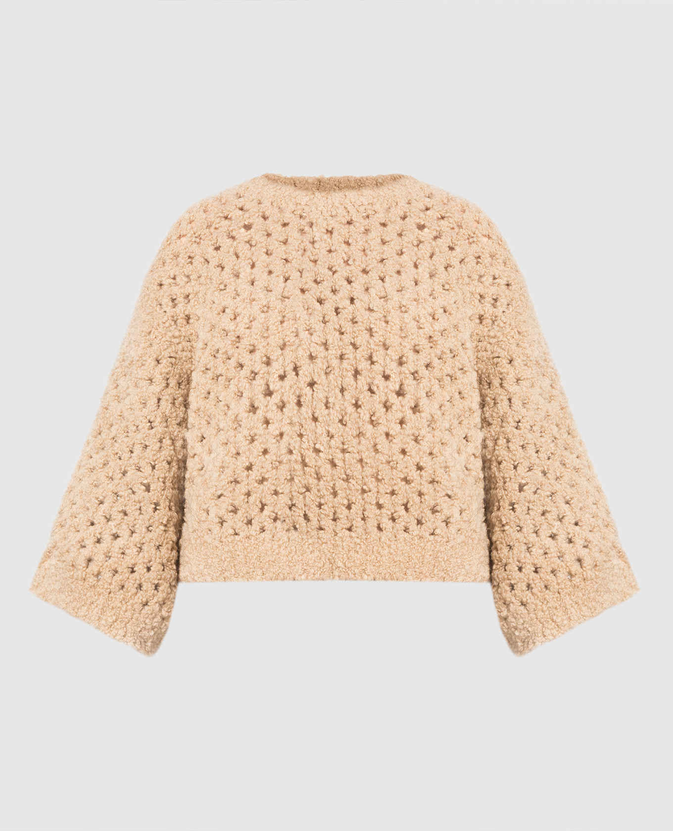 

Beige camel wool and silk sweater Brunello Cucinelli, Бежевый