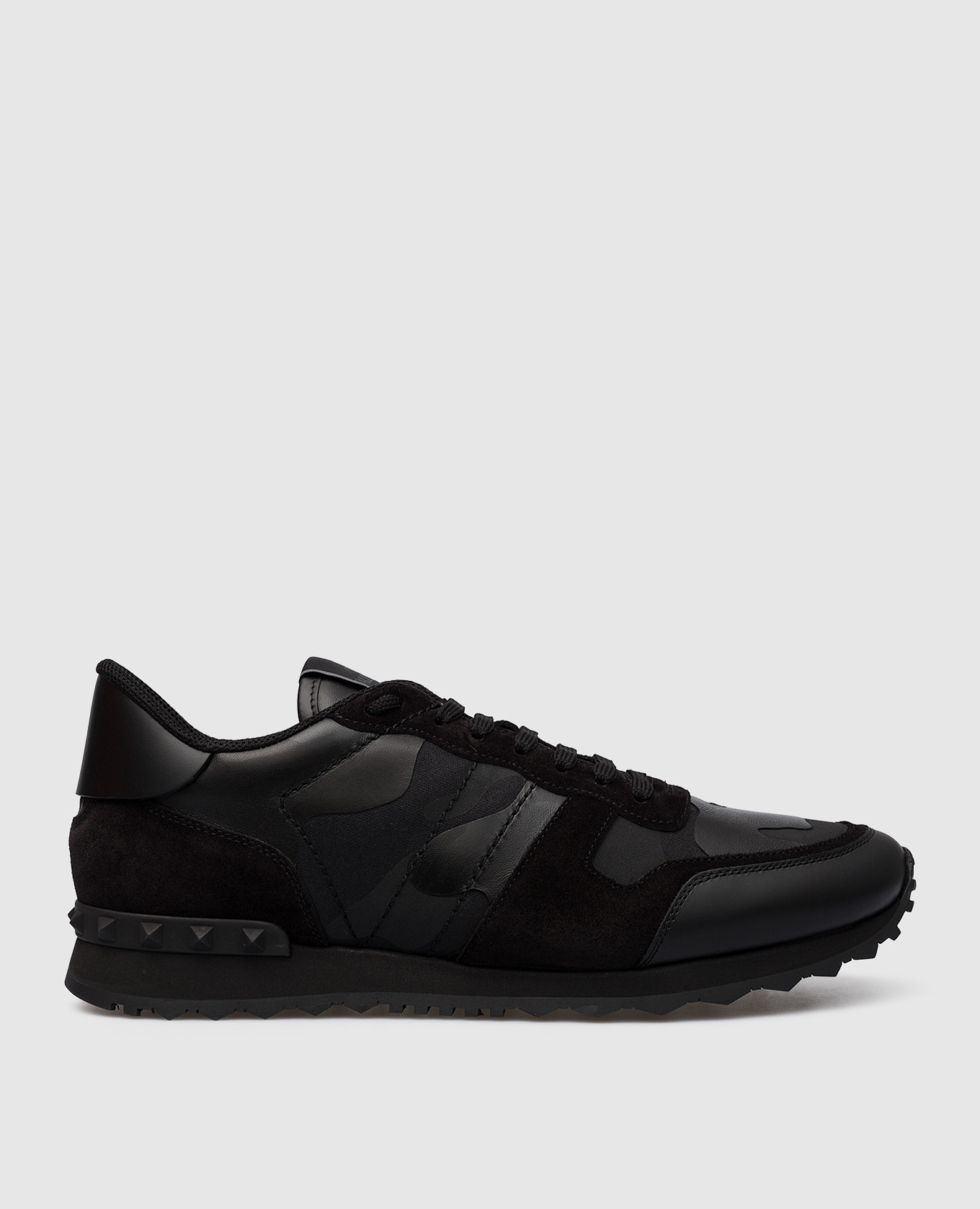 

Combined black sneakers Camouflage Noir Rockrunner Valentino
