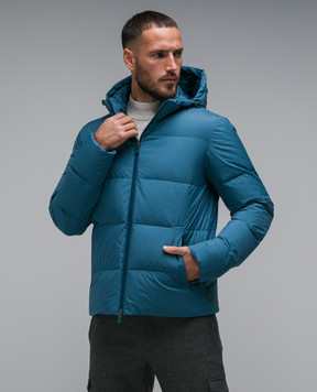 Herno Blue down jacket with logo PI00226UL11106