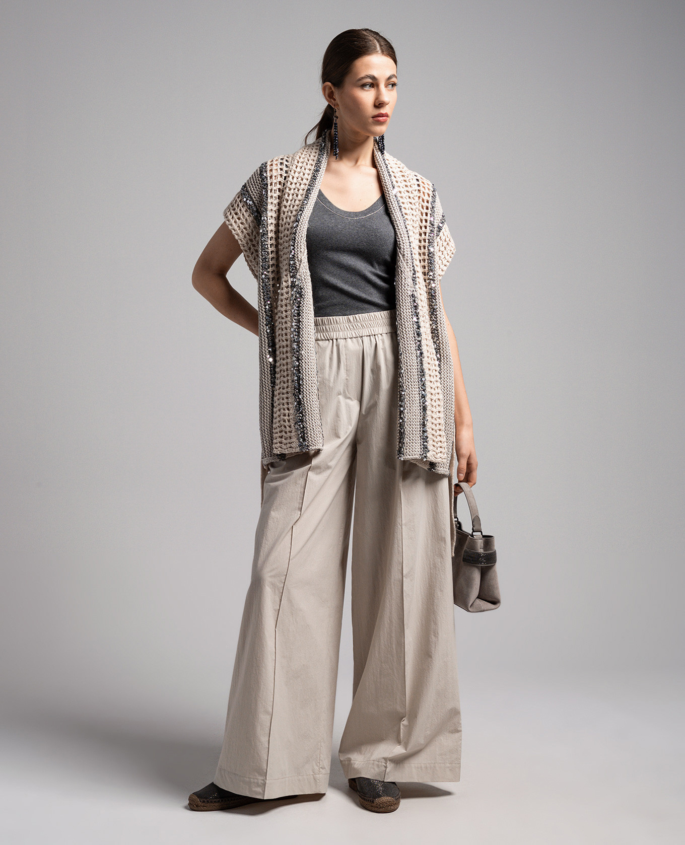 Gray pants Brunello Cucinelli 2