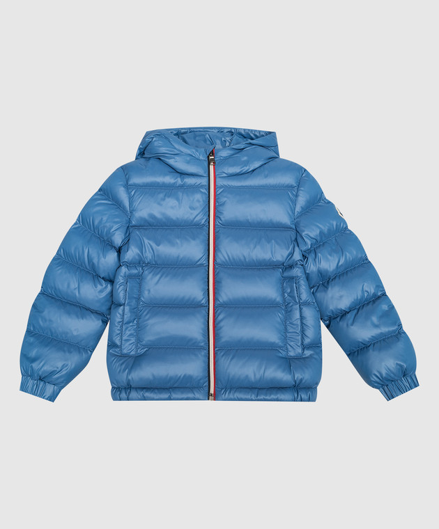 Moncler ENFANT - Children's blue down jacket New Aubert 1A00080689506 -  buy with Estonia delivery at Symbol