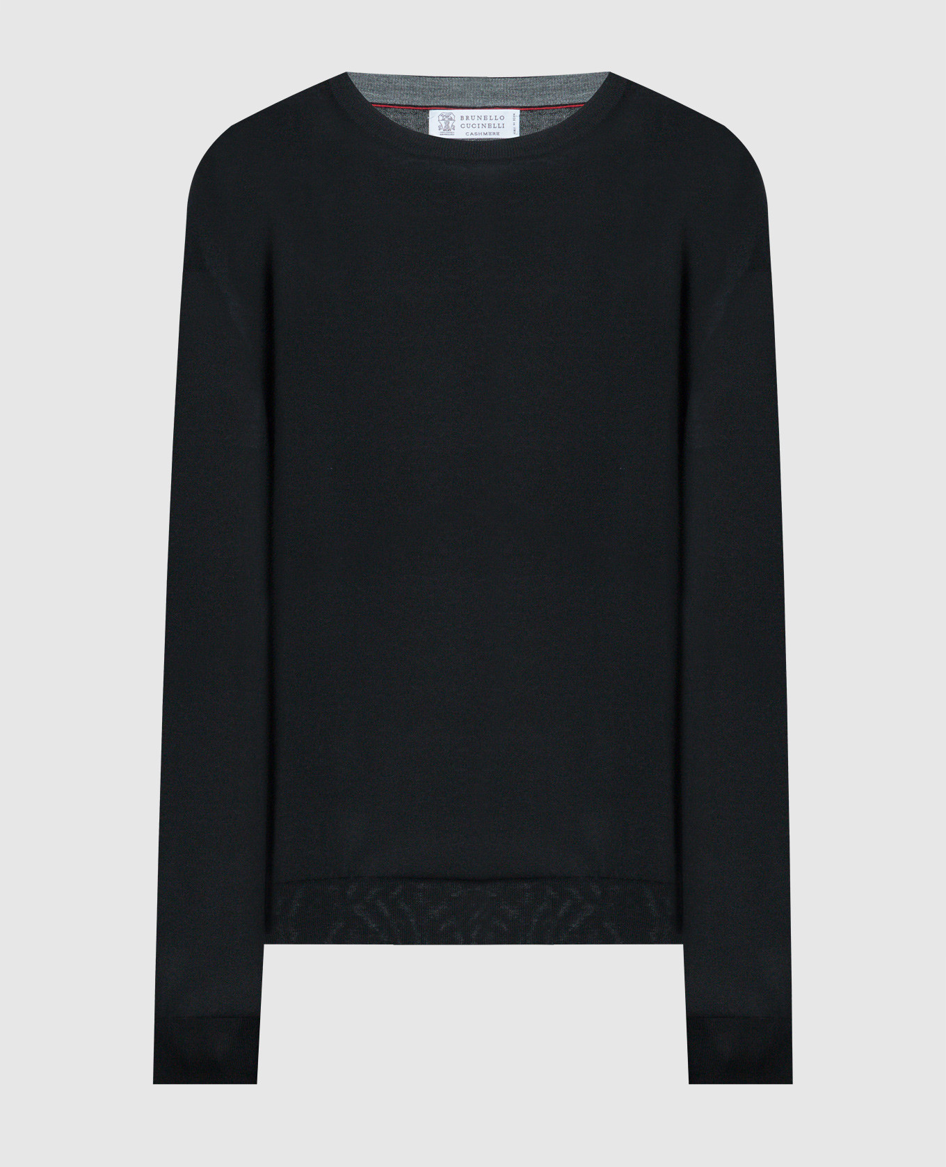 

Black wool and cashmere jumper Brunello Cucinelli