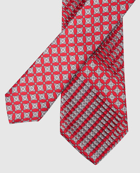 Stefano Ricci Children's red patterned silk tie YCP1423052