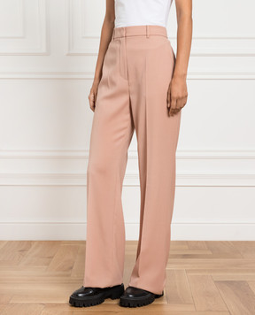 Max Mara Pink pants made of wool QUASAR