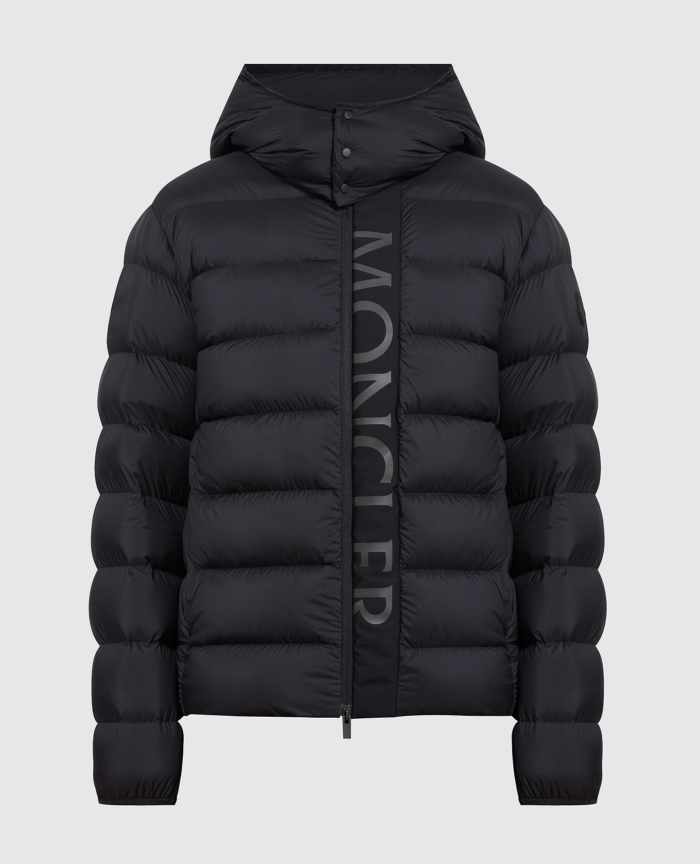 Moncler black and white jacket best sale