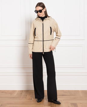 Be Florence Beige windbreaker with laces PE2322