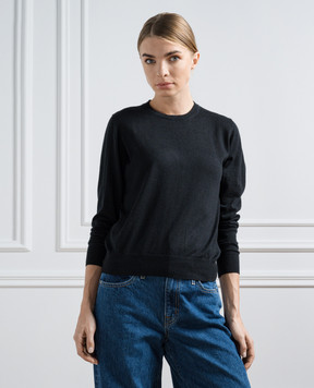Allude Black cashmere jumper 23570003
