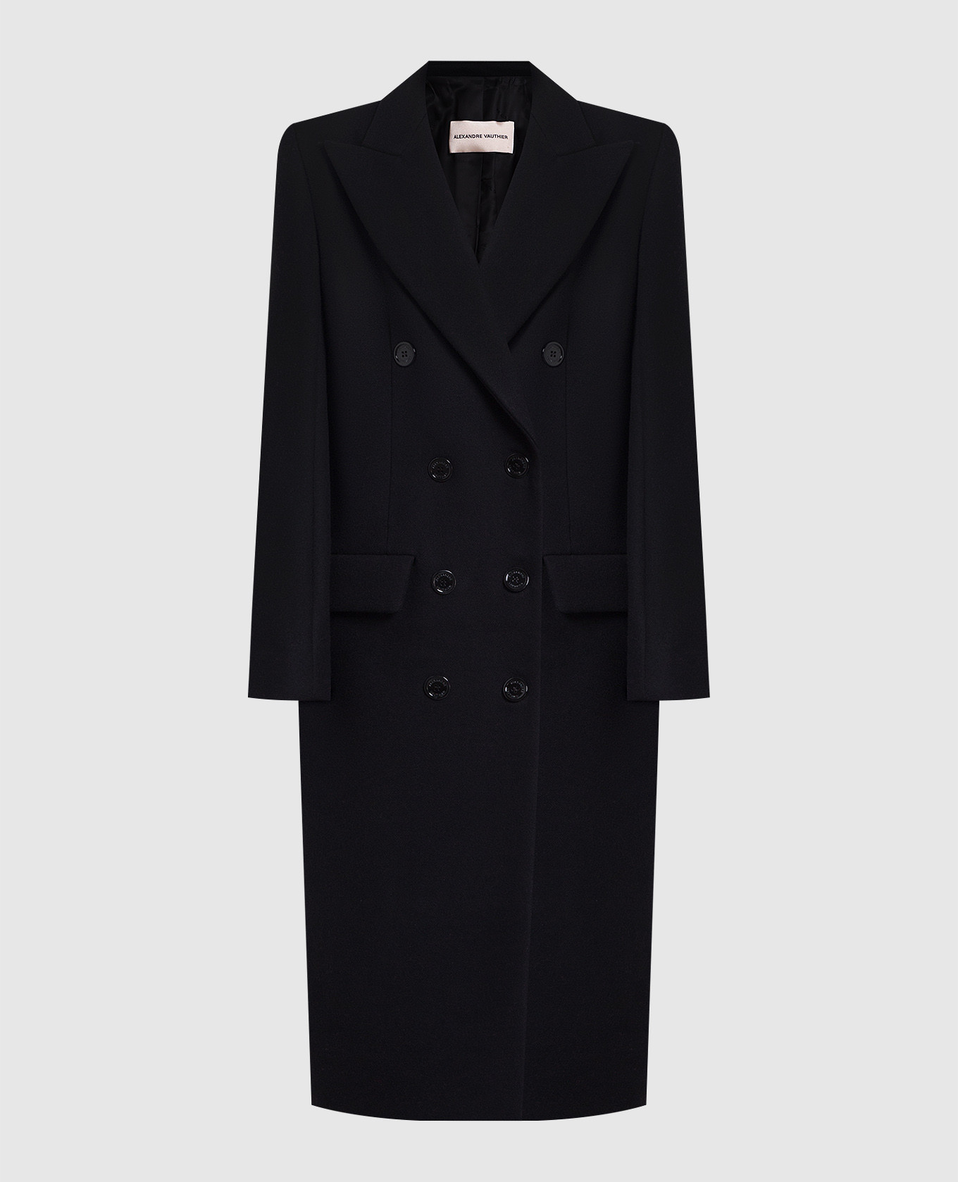コート ALEXANDRE VAUTHIER COAT (233COA1952 BLACK) ALEXANDRE VAUTHIER - Black double-breasted coat