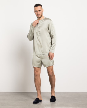 Tom Ford Green silk pajama shirt T4H161010