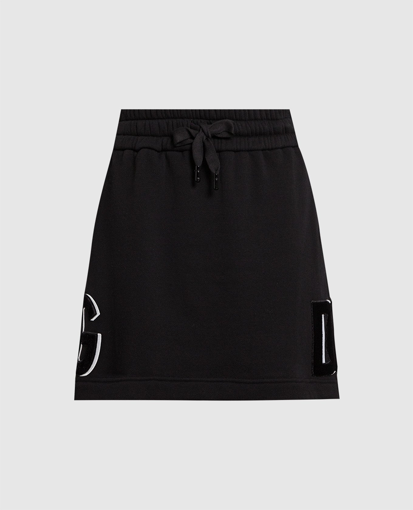 

Black mini skirt with DG logo patches Dolce&Gabbana