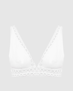 Ermanno Scervino White bodice from a swimsuit D424Y352LYT