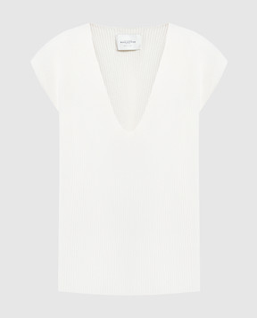 Ballantyne White vest made of wool B1S1117W114