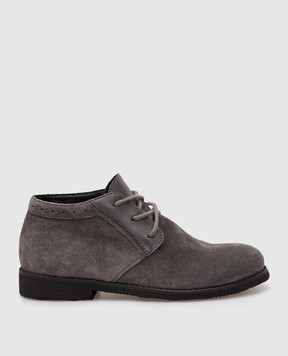 Stefano Ricci Children's gray suede deserts YRU514G817SDVH
