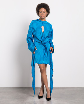 The Attico Louie blue mini dress 237WCA206V053