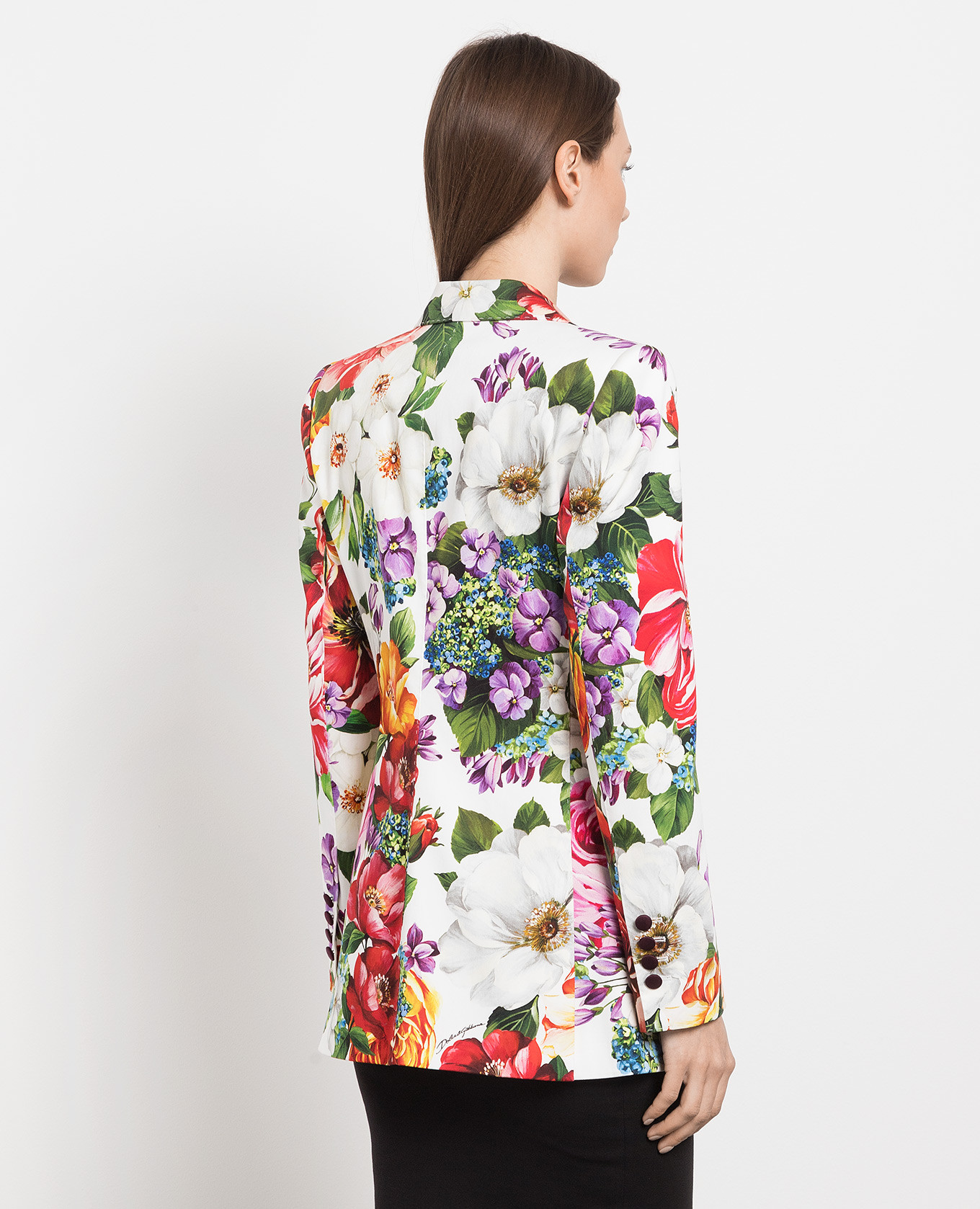 Jacket in floral print Dolce&Gabbana 4